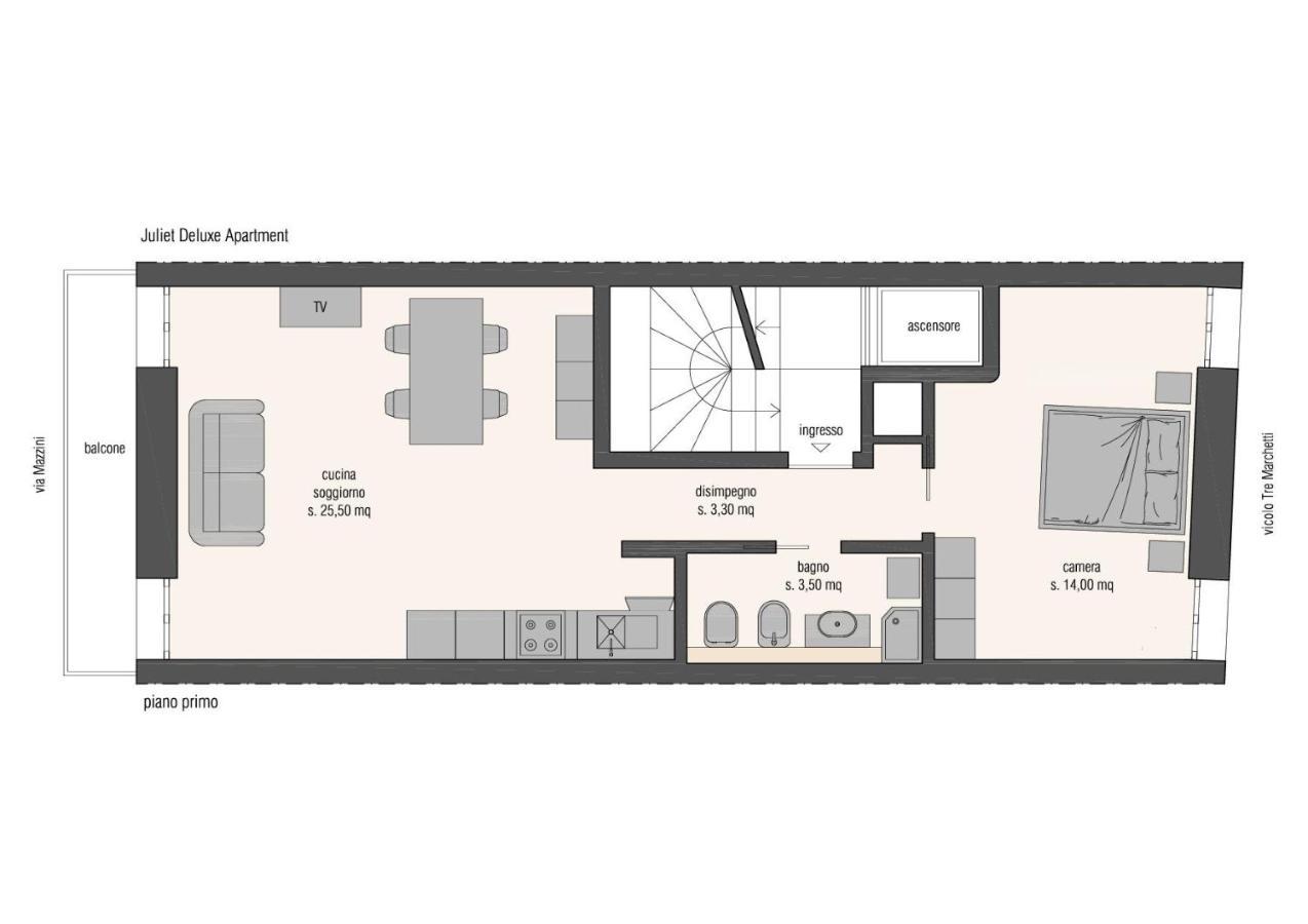 Juliet Deluxe Apartment Verona Exterior photo